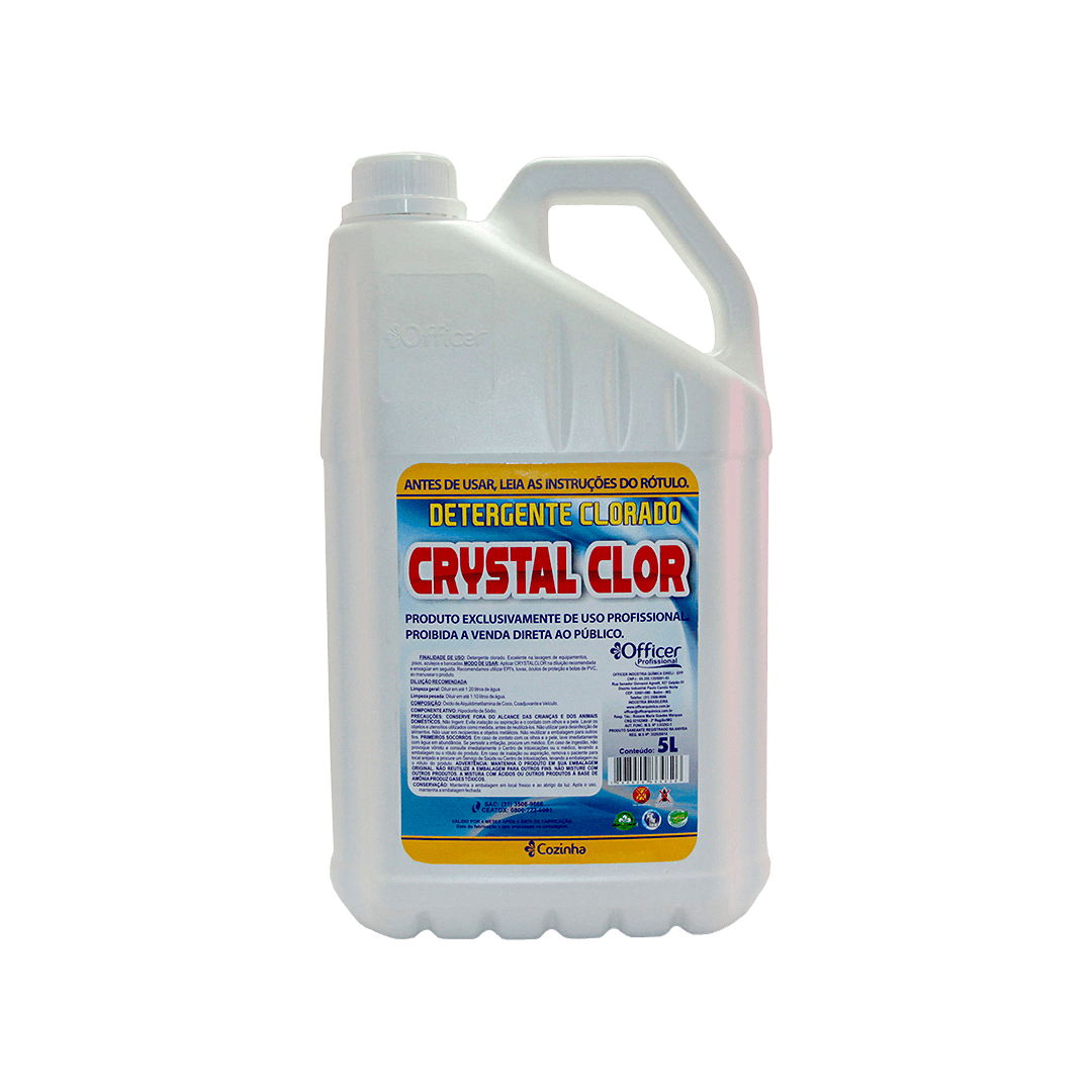 Detergente Clorado Crystal Clor